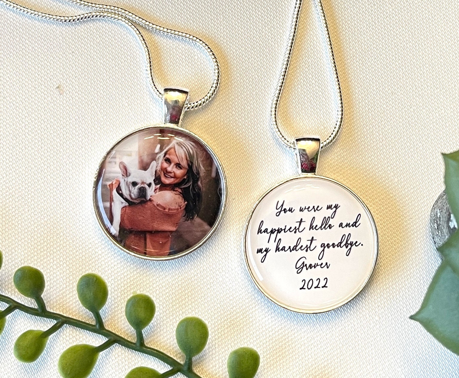 Pet loss outlet necklace