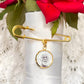 Gold Photo Charms for Bridal Bouquet Wedding